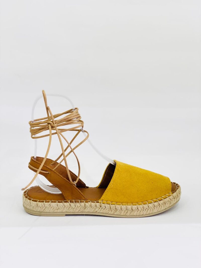 Commanchero Δερμάτινες  Espadrilles Flat με σχοινί