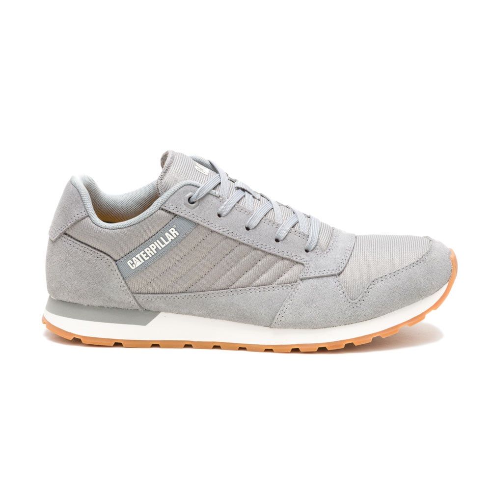 Caterpillar sneakers Ventura ανδρικά δερμάτινα σε γκρι χρώμα