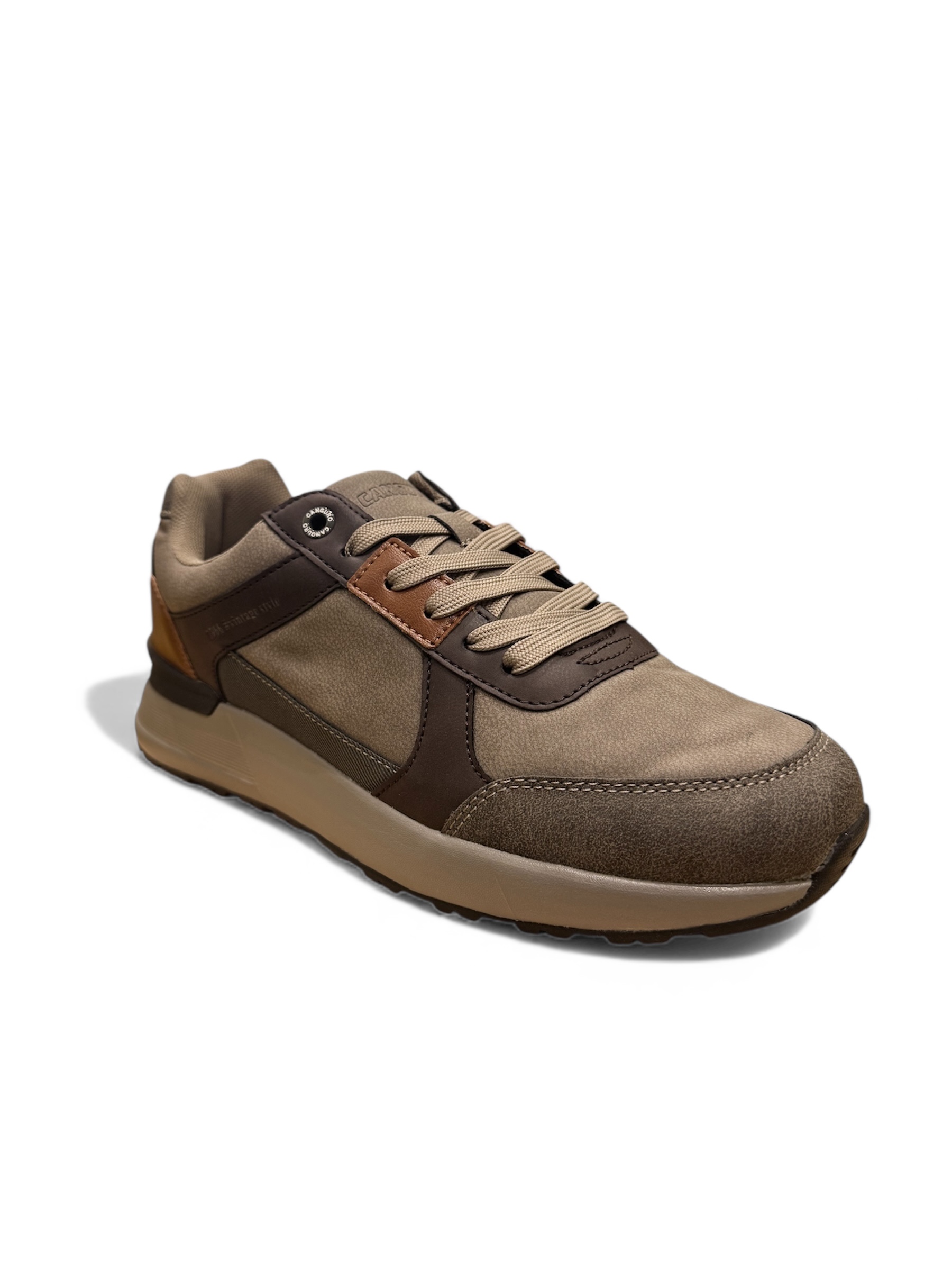 Canguro Ανδρικό Sneakers σε καφέ χρώμα - Image 3