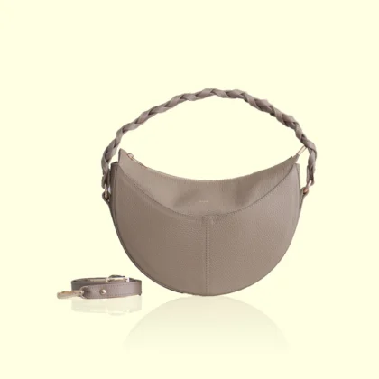 Bonendis Sophie Δερμάτινη γυναικεία Τσάντα Ώμου - Taupe