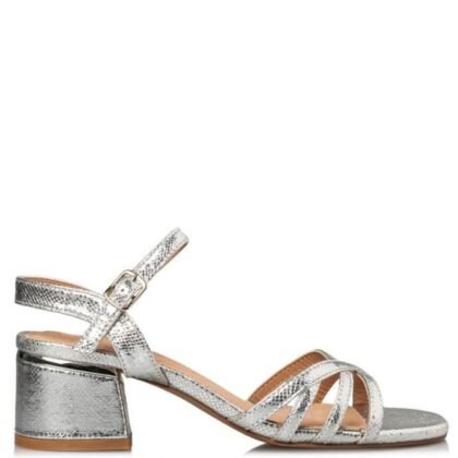 Envie Γυναικείο πέδιλο σε ασημί πέδιλο