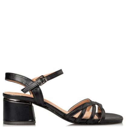 Envie Γυναικείο πέδιλο σε μαύρο χρώμα