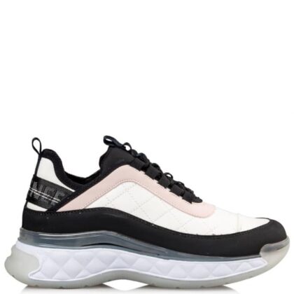 Envie γυναικείο SNEAKERS σε ροζ, λευκό και μαύρο χρώμα