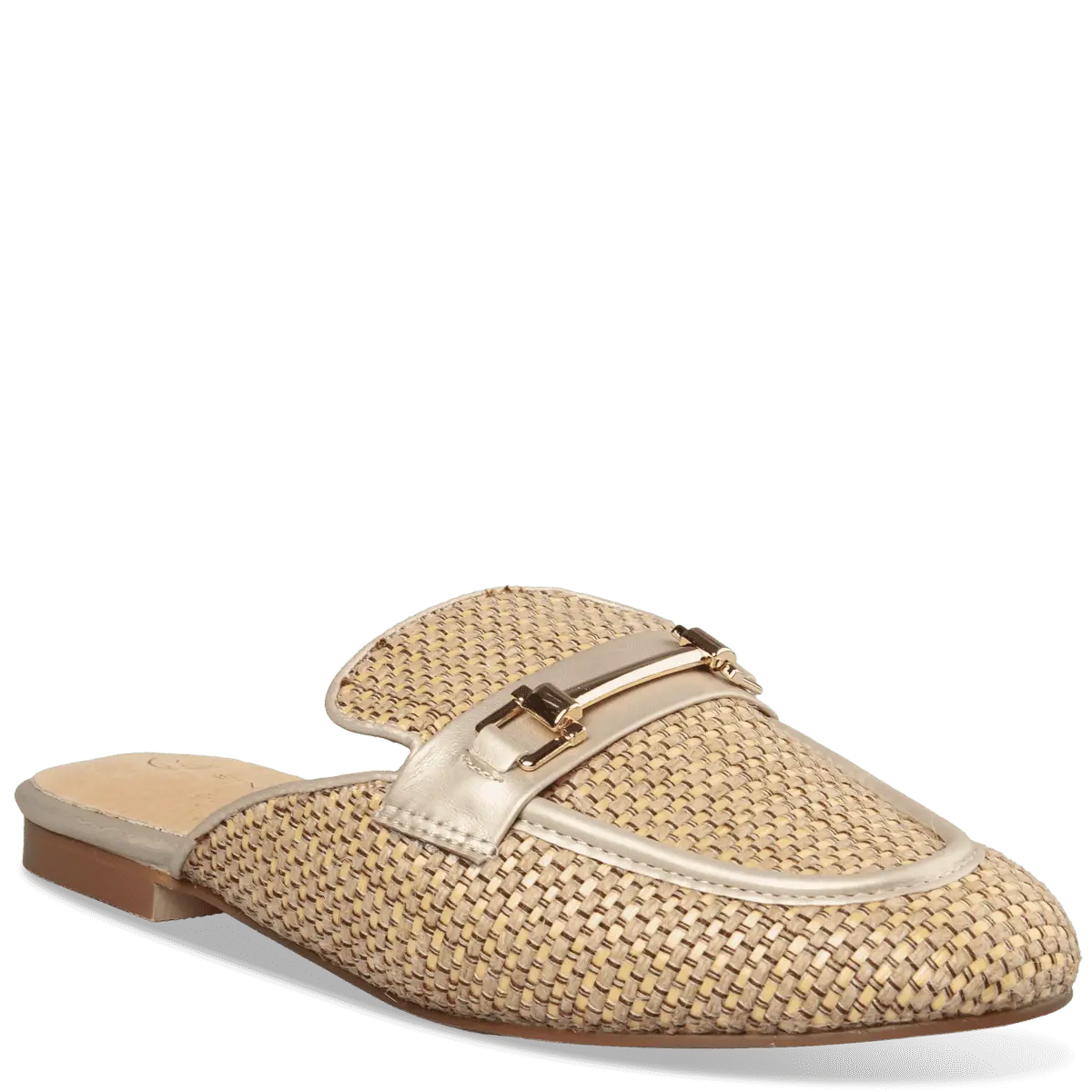 Envie SLIP ON LOAFERS γυναικείο flat mules raffia - Image 4
