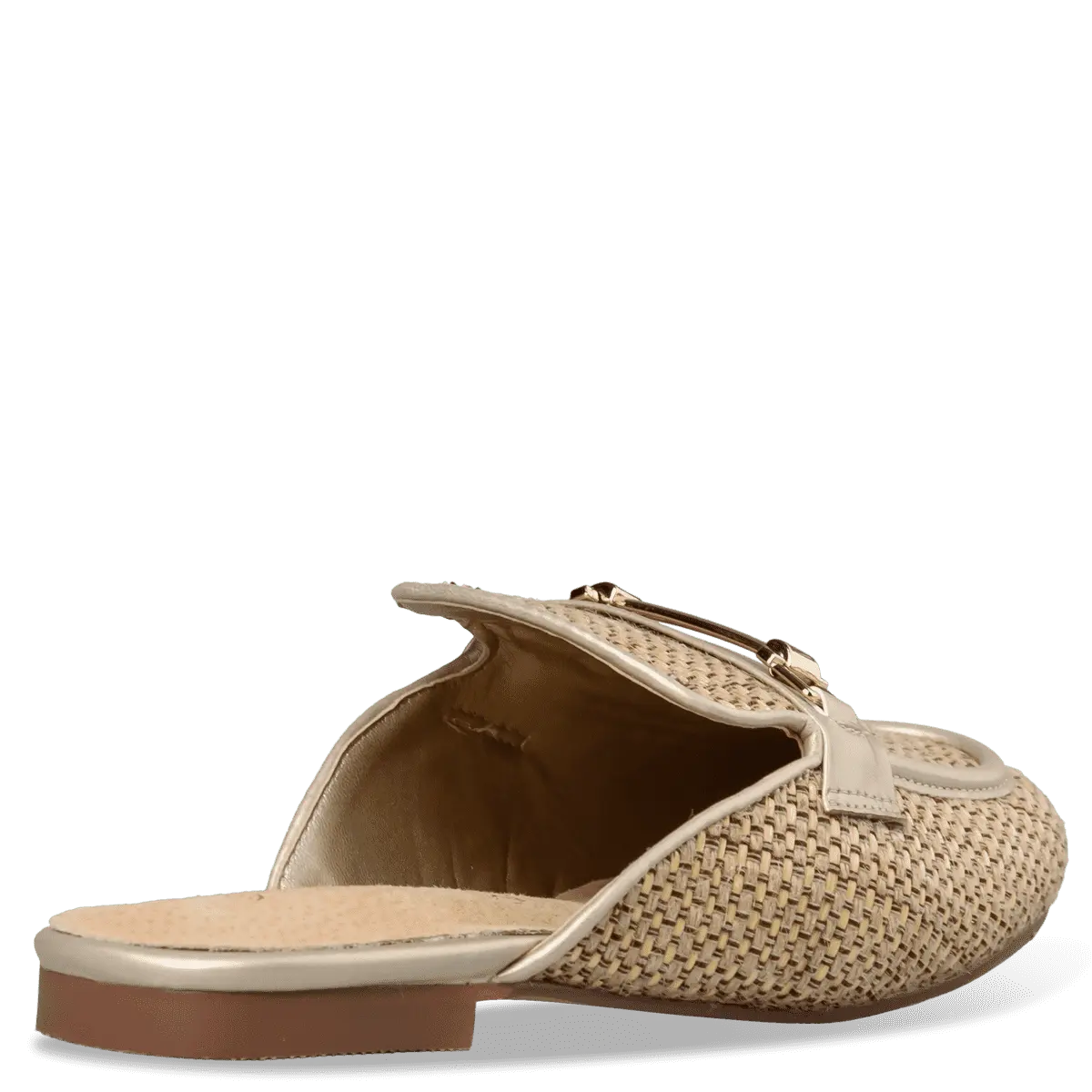 Envie SLIP ON LOAFERS γυναικείο flat mules raffia - Image 3