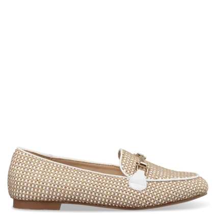 Envie Raffia effect loafers γυναικείο μοκασίνι