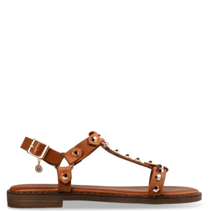 Envie flat sandals γυναικείο σανδάλι σε ταμπά χρώμα