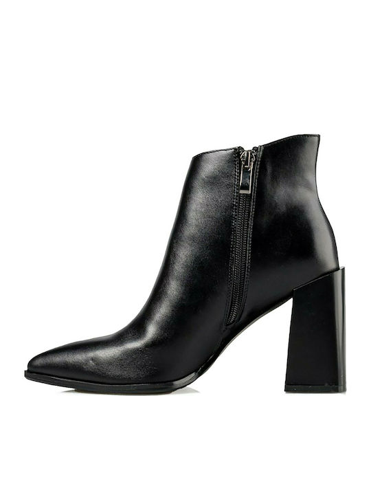 Envie Shoes Γυναικεία Μποτάκια Αστραγάλου με Ψηλό Τακούνι σε μαύρο χρώμα - Image 2