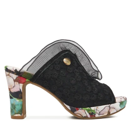 Laura Vita γυναικεία δερμάτινα mules