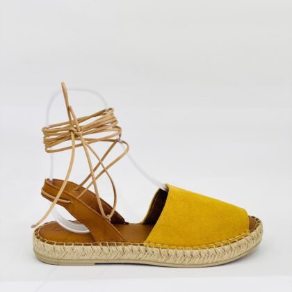 Commanchero Δερμάτινες  Espadrilles Flat με σχοινί