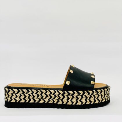 Boxer Flatform Sandals Δερμάτινα γυναικεία σανδάλια