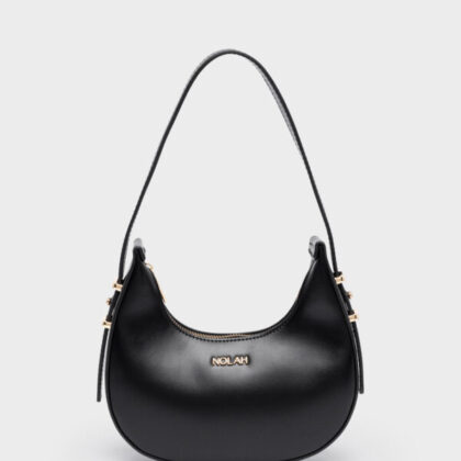 Nolah Sarina Black γυναικεία τσάντα ώμου & χιαστί σε μαύρο χρώμα