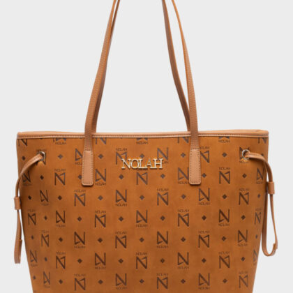 Nolah Florence Brown γυναικεία τσάντα ώμου σε καφέ χρώμα