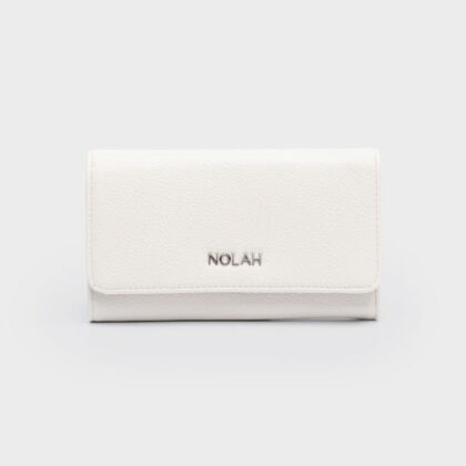 Nolah Kamala White Γυναικεία γυναικείο πορτοφόλι σε λευκό χρώμα