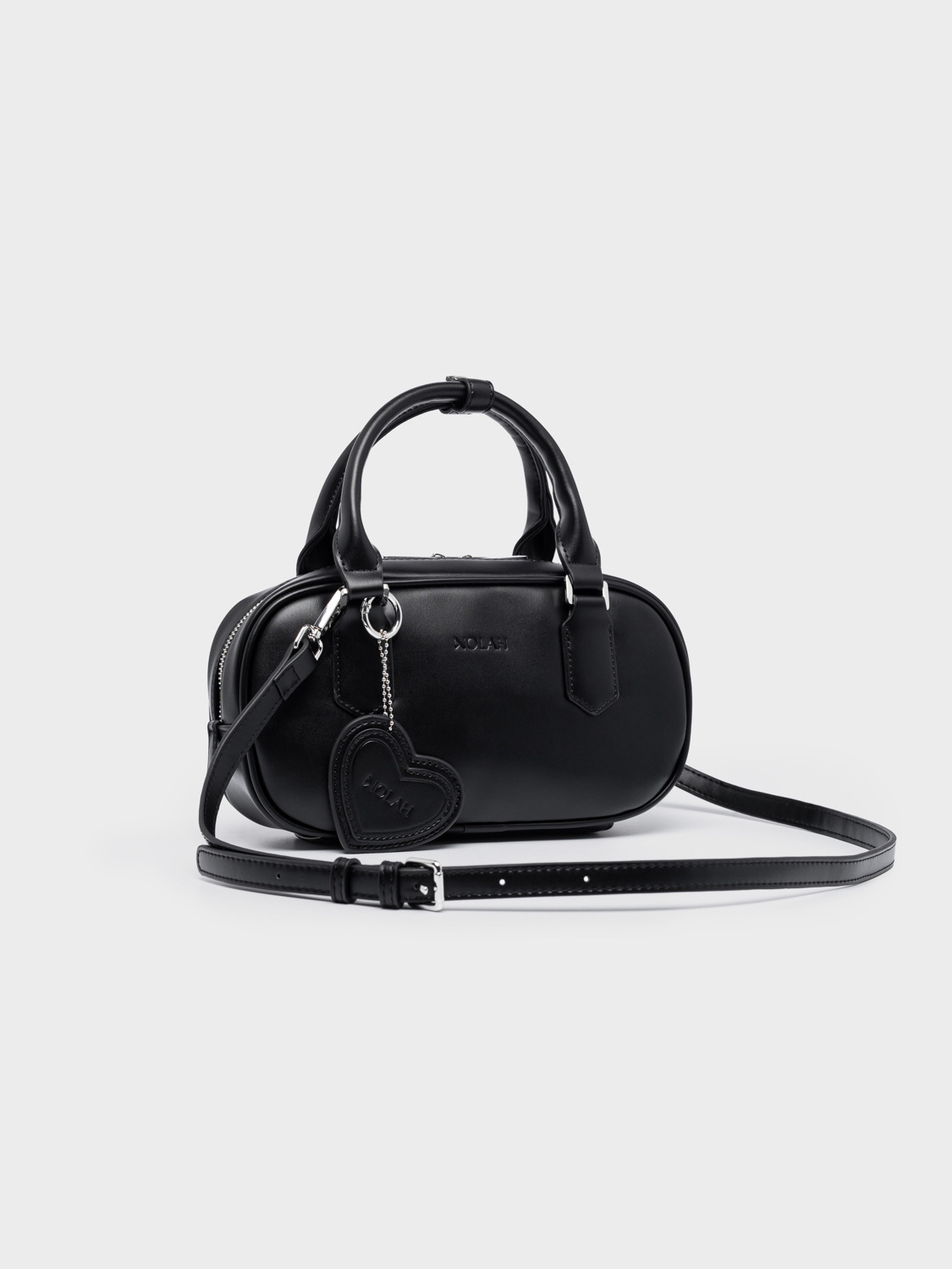 Nolah Lovey Black Silver γυναικεία τσάντα ώμου & χιαστί σε μαύρο χρώμα - Image 5