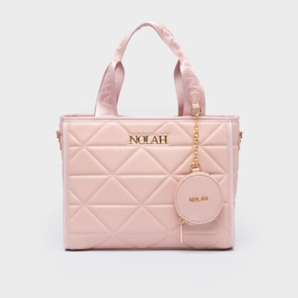 Nolah Ryder Medium Pink γυναικεία τσάντα ώμου & χιαστί σε ροζ χρώμα