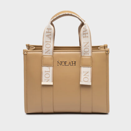 Nolah Kendra Beige γυναικεία τσάντα ώμου & χιαστί σε μπεζ χρώμα