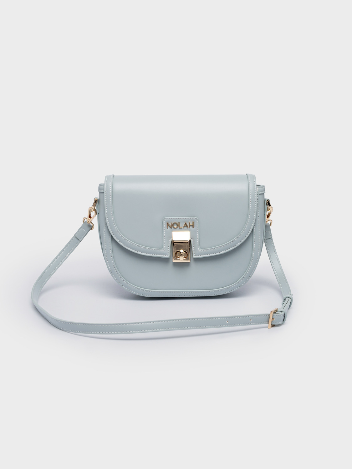 Nolah Madrid Ciel γυναικεία τσάντα ώμου & χιαστί σε γαλάζιο χρώμα