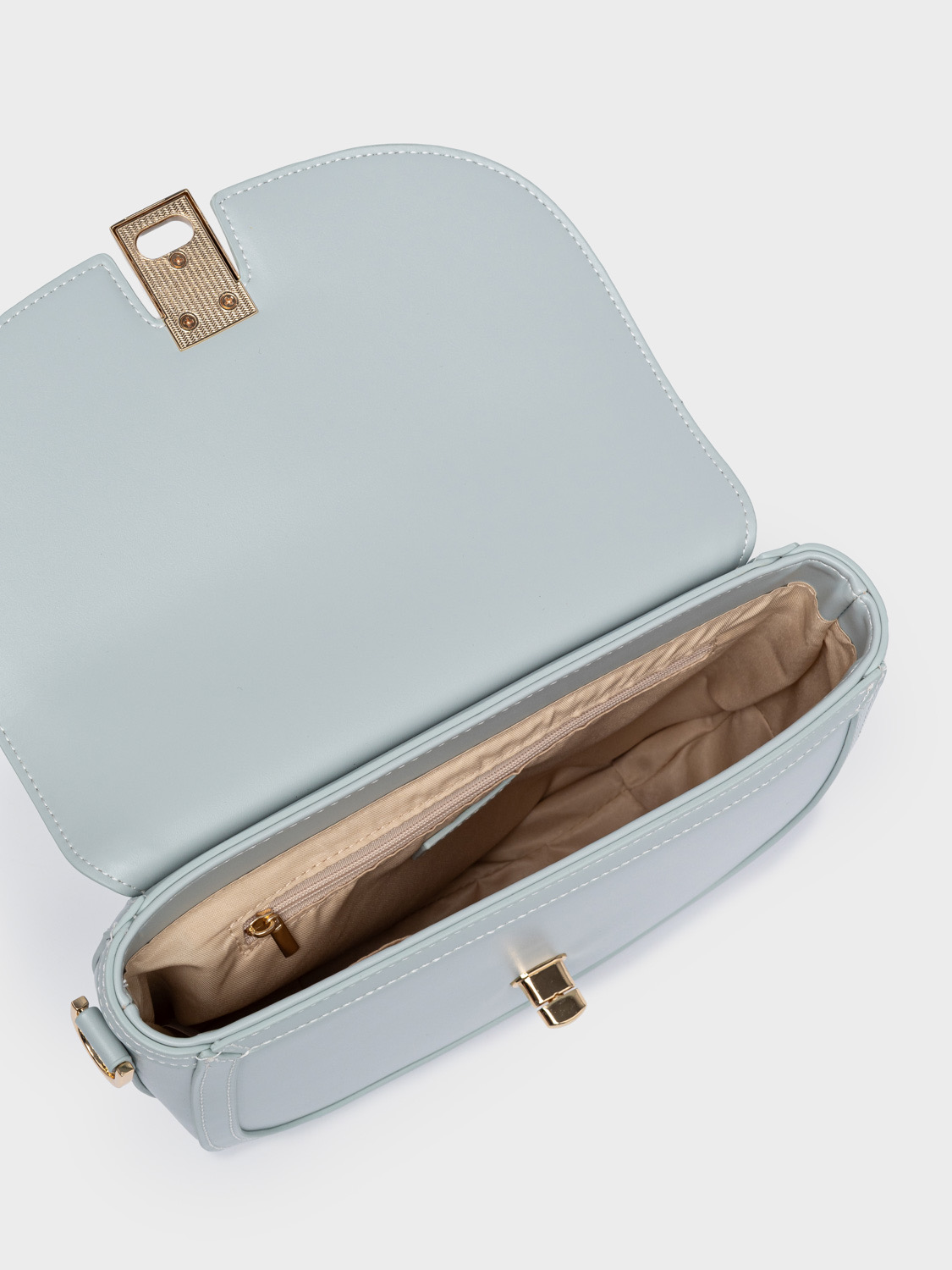 Nolah Madrid Ciel γυναικεία τσάντα ώμου & χιαστί σε γαλάζιο χρώμα - Image 2