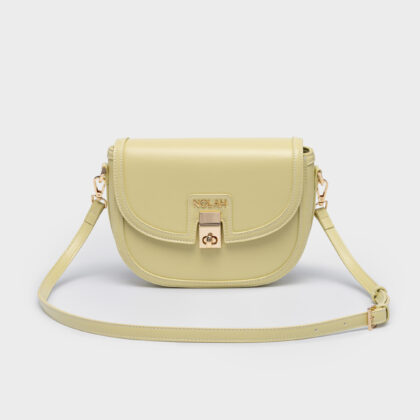 Nolah Madrid Banana Yellow γυναικεία τσάντα ώμου & χιαστί σε κίτρινο χρώμα
