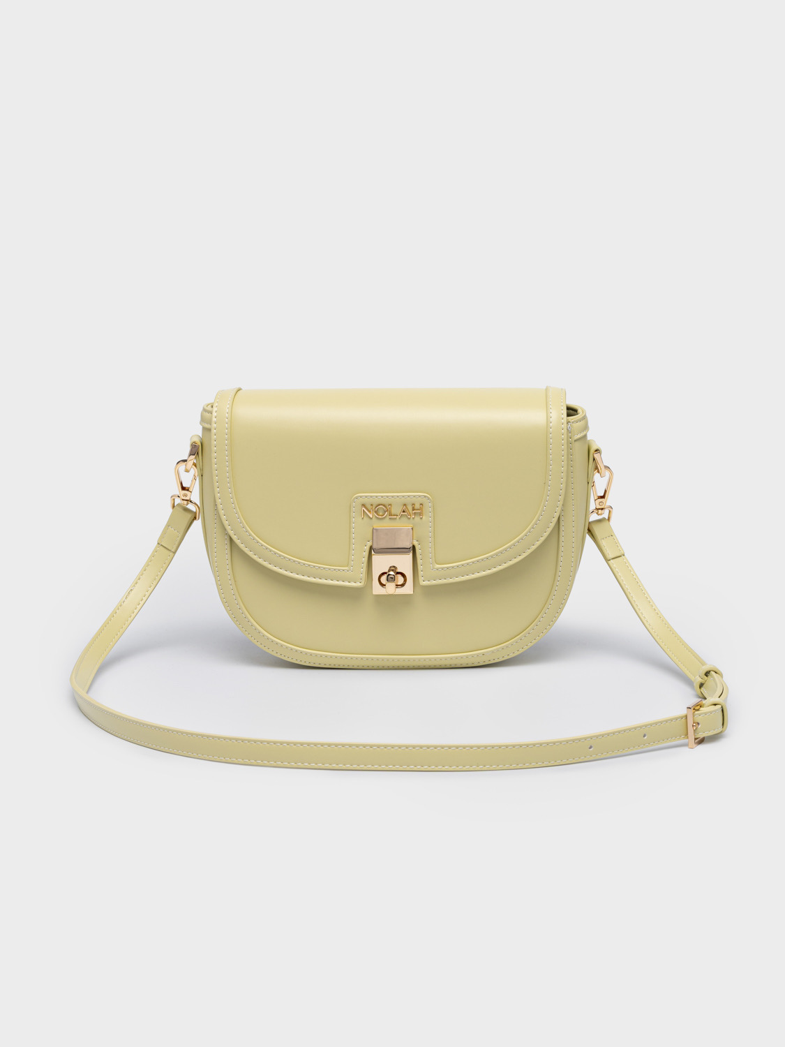 Nolah Madrid Banana Yellow γυναικεία τσάντα ώμου & χιαστί σε κίτρινο χρώμα