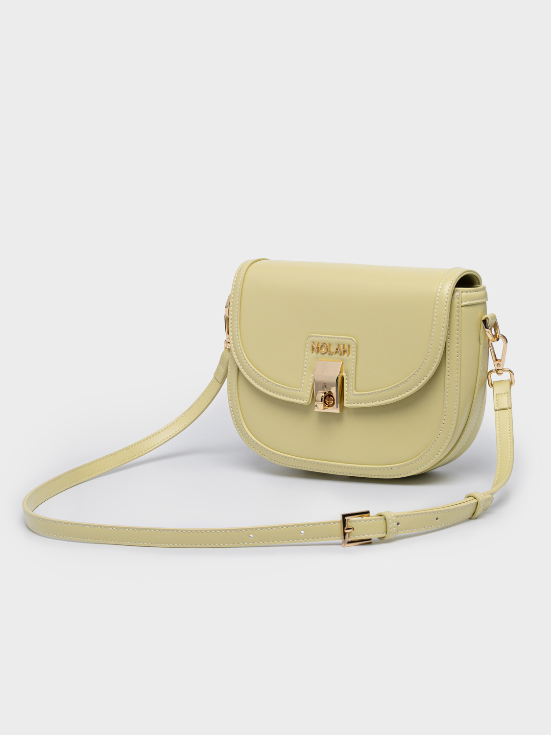 Nolah Madrid Banana Yellow γυναικεία τσάντα ώμου & χιαστί σε κίτρινο χρώμα - Image 4