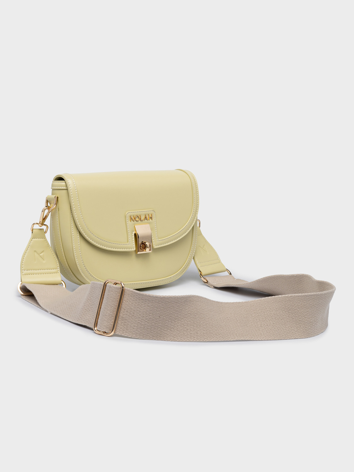 Nolah Madrid Banana Yellow γυναικεία τσάντα ώμου & χιαστί σε κίτρινο χρώμα - Image 3