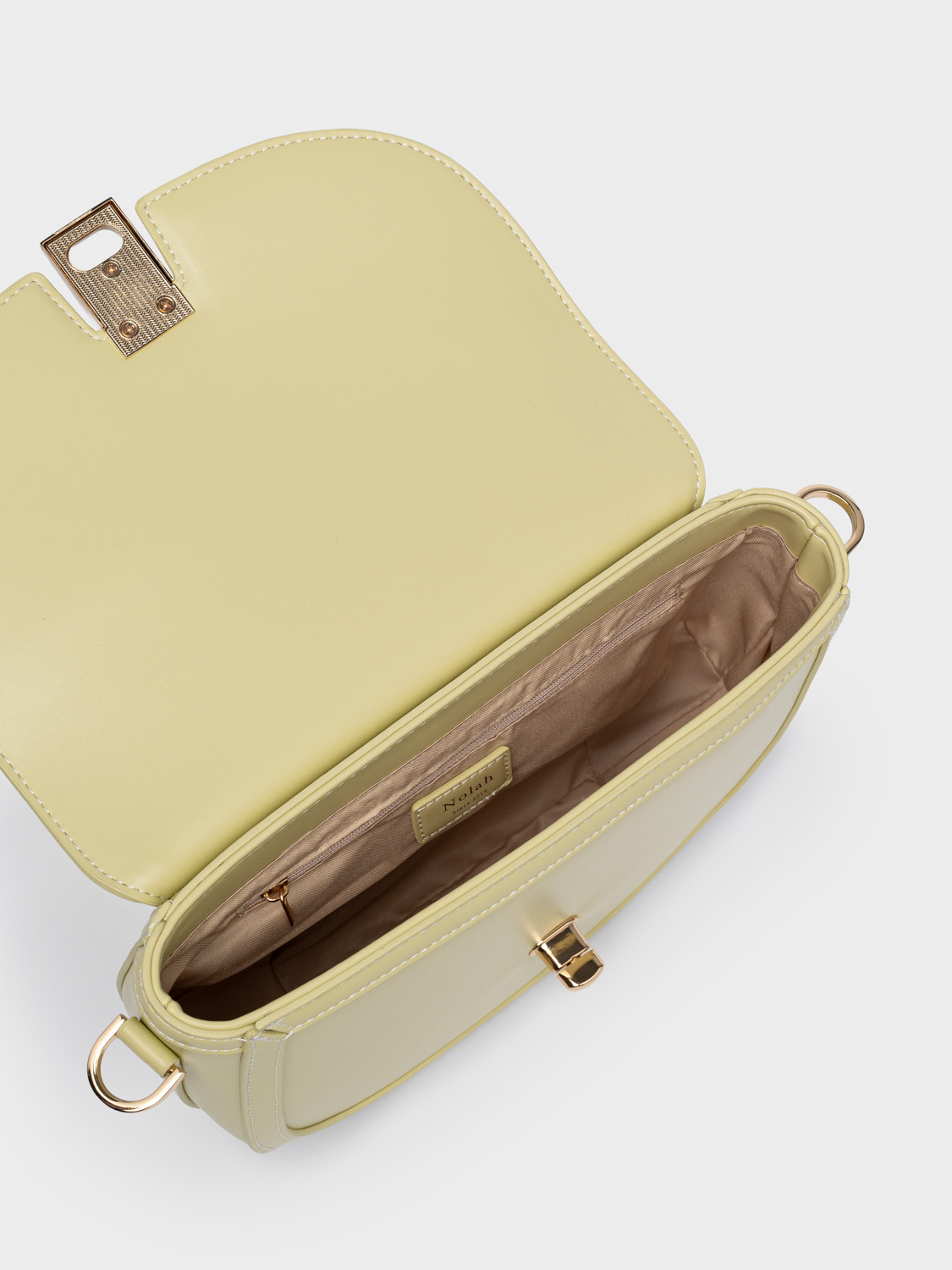 Nolah Madrid Banana Yellow γυναικεία τσάντα ώμου & χιαστί σε κίτρινο χρώμα - Image 2