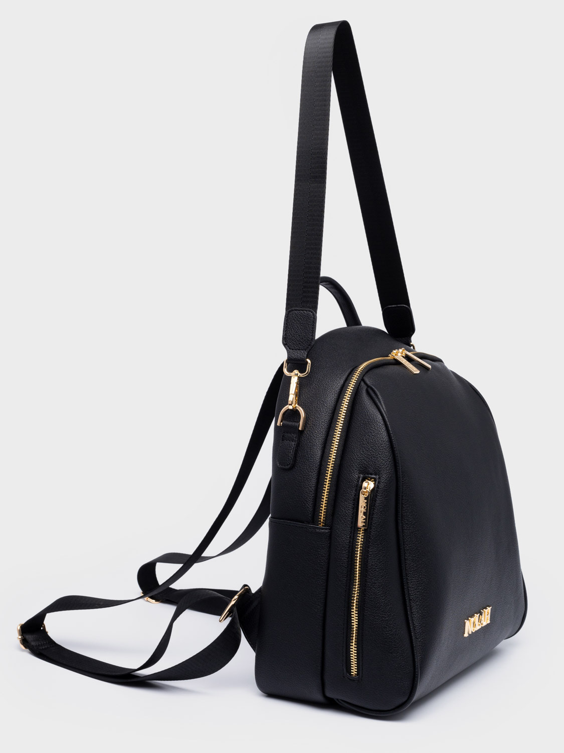 Nolah Upton Black γυναικεία τσάντα πλάτης σε μαύρο χρώμα - Image 4