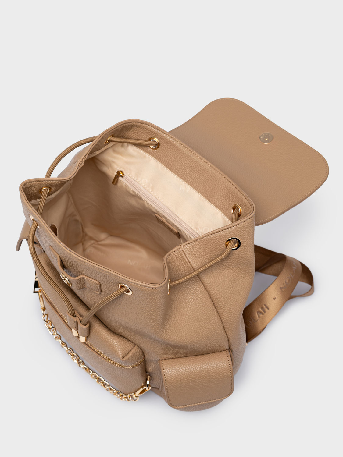 Nolah Tasha Light beige γυναικεία τσάντα σε μπεζ χρώμα - Image 2