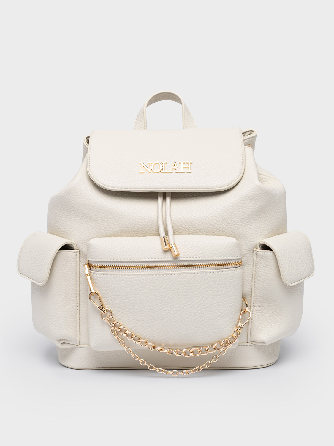 Nolah Tasha Ivory γυναικεία τσάντα πλάτης σε ιβουάρ χρώμα