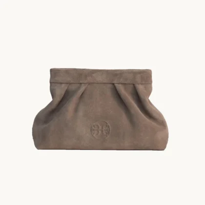 Bonendis Kiss Small in Mocca Suede γυναικείο δερμάτινο τσαντάκι