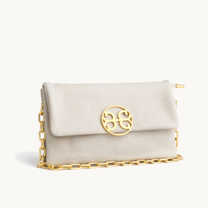 Bonendis Clelia Mini in Cream Leather γυναικείο δερμάτινο τσαντάκι