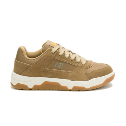 Caterpillar Theorem Butternut Ανδρικό δερμάτινο sneaker με κορδόνια