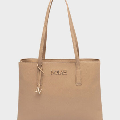 Nolah Valia Beige γυναικεία τσάντα ώμου σε μπεζ χρώμα