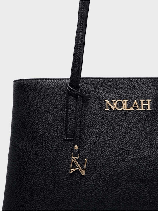 Nolah Valia Black γυναικεία τσάντα ώμου σε μαύρο χρώμα - Image 2