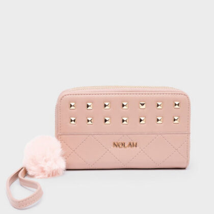 Nolah Treasure Pink γυναικείο μεγάλο πορτοφόλι σε ροζ χρώμα