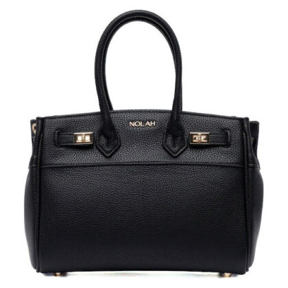 Nolah Carolina Black γυναικεία τσάντα χειρός & ώμου σε μαύρο χρώμα