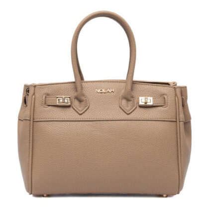 Nolah Carolina Beige γυναικεία τσάντα χειρός & ώμου σε μπεζ χρώμα