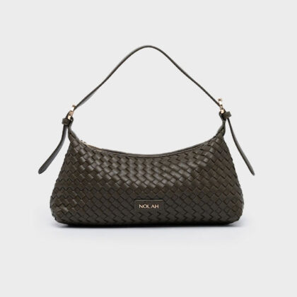 Nolah Gilda Olive Light Gold γυναικεία τσάντα ώμου & χιαστί σε λαδί χρώμα