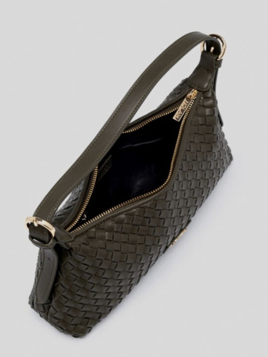 Nolah Gilda Olive Light Gold γυναικεία τσάντα ώμου & χιαστί σε λαδί χρώμα - Image 3