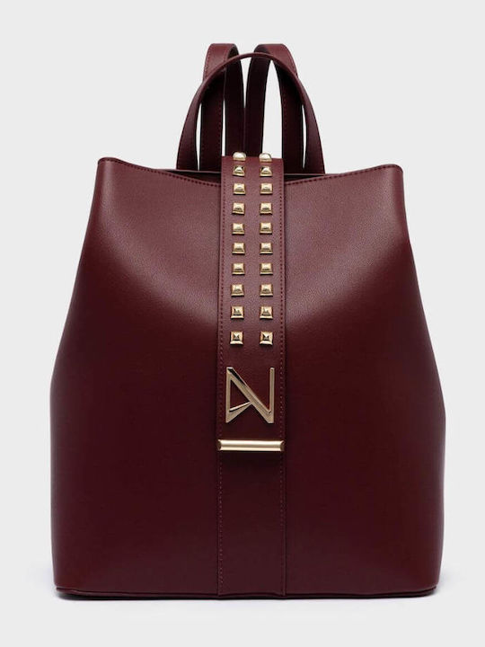 Nolah Studsole Burgundy γυναικεία τσάντα πλάτης σε μπορντό χρώμα