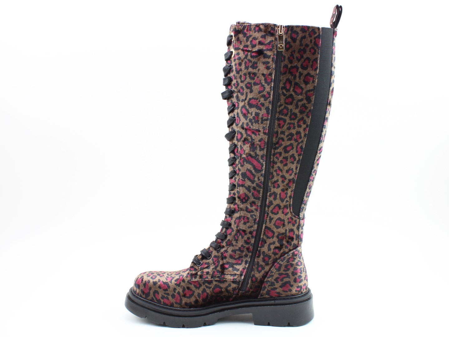 Heavenly feet Avalon Print CURVY CALF FIT ανατομική γυναικεία μπότα σε λεοπάρ - Image 4